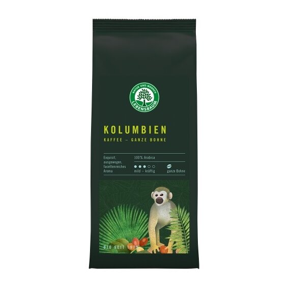 Kawa ziarnista arabica kolumbia BIO 250 g Lebensbaum cena 40,19zł