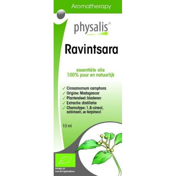 Olejek eteryczny ravintsara (Cynamonowiec kamforowy) BIO 10 ml Physalis cena 37,55zł