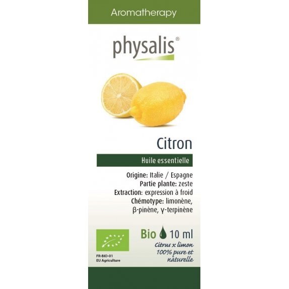 Physalis Olejek eteryczny citroen (cytryna zwyczajna) BIO 10 ml  cena €5,17