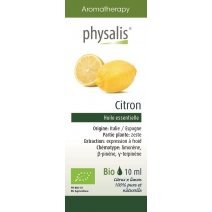 Physalis Olejek eteryczny citroen (cytryna zwyczajna) BIO 10 ml 