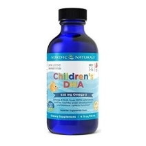 Children's DHA - Kwasy DHA dla dzieci 530 mg, truskawka, 119 ml Nordic Naturals