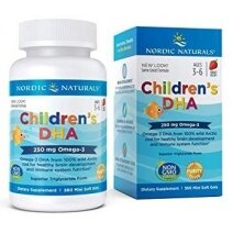 Nordic Naturals Children's DHA - Kwasy DHA dla dzieci 250 mg, truskawka, 360 kapsułek data ważności 30.04.2024