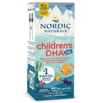 Children's DHA Xtra - Kwasy DHA dla dzieci 880 mg, jeżyna, 60 ml Nordic Naturals cena 124,00zł