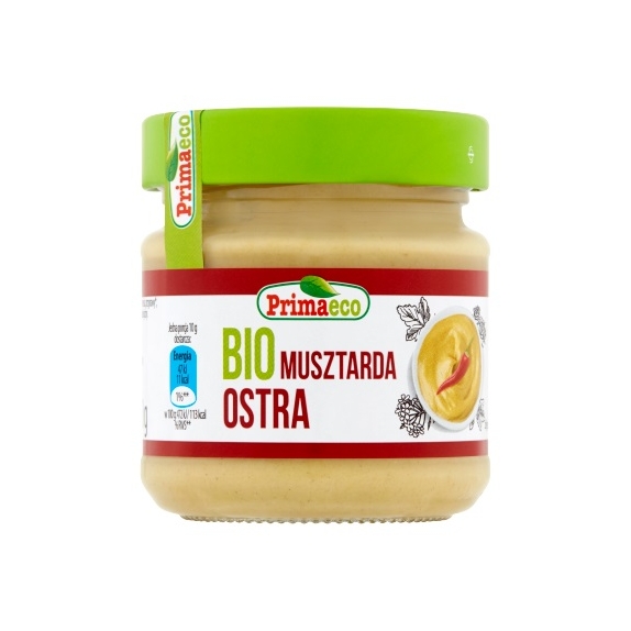 Musztarda ostra 170 g BIO Primaeco cena 5,65zł