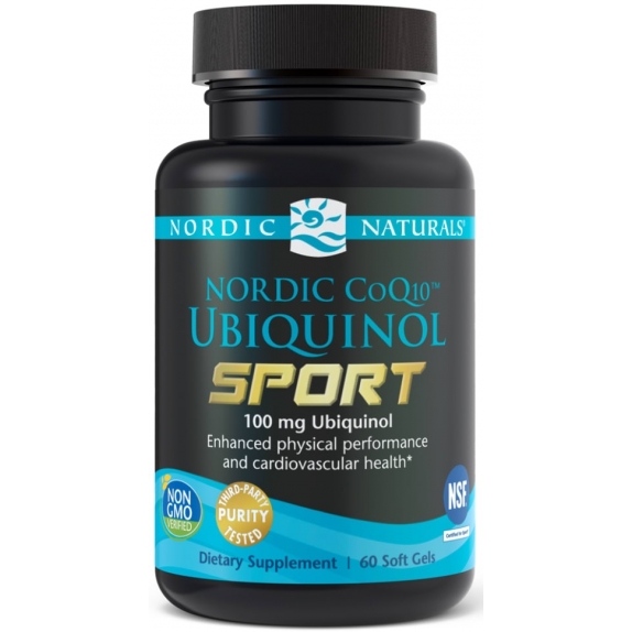 Nordic CoQ10 Ubiquinol Sport 100 mg 60 kapsułek Nordic Naturals cena €53,93