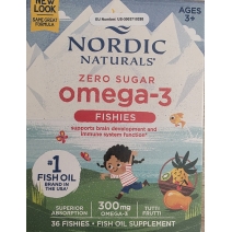 Nordic Naturals Omega-3 Fishies 300 mg, żelki-rybki, 36 sztuk cena 88,80zł