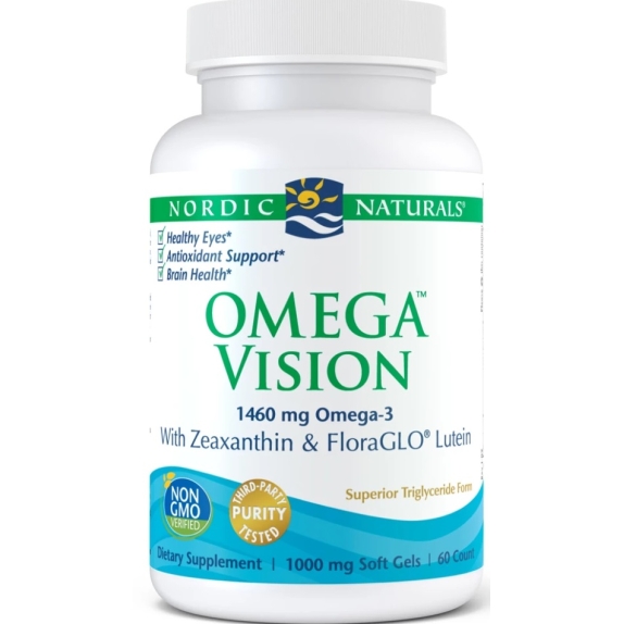 Nordic Naturals Omega Vision 1460 mg, 60 kapsułek cena 56,16$