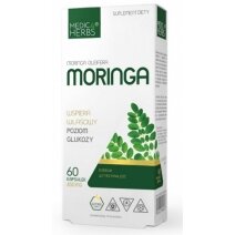 Medica Herbs moringa wyciąg + AbsorBlend, 60 kapsułek