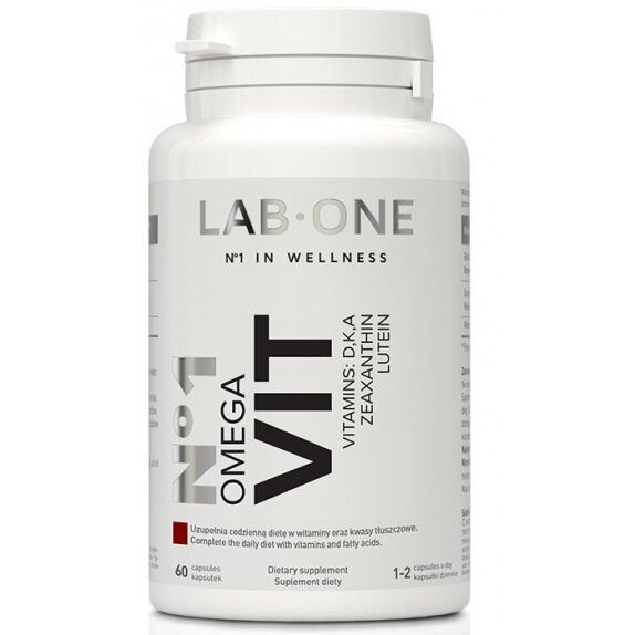 LAB ONE N°1 Omega VIT 60 kapsułek cena 89,00zł