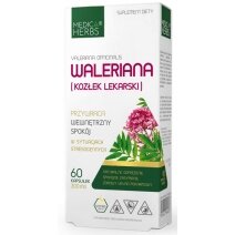Medica Herbs waleriana wyciąg 300 mg, 60 kapsułek