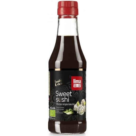 Sos sojowy shoyu słodki do sushi 250 ml BIO Lima cena 23,29zł