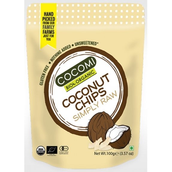 Chipsy kokosowe pieczone bezglutenowe BIO 100g Cocomi cena 7,72zł