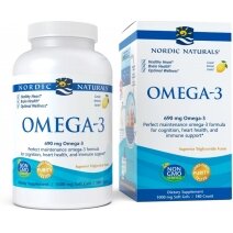 Nordic Naturals Omega-3 690 mg , cytryna, 180 kapsułek 