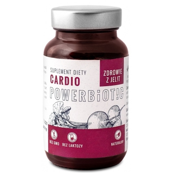 Powerbiotic Cardio Burak 60 kapsułek Ecobiotics cena 110,00zł