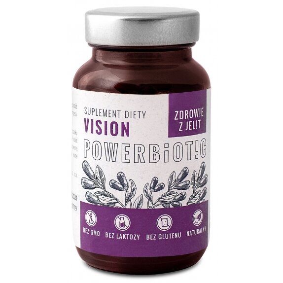 Powerbiotic Vision Jagoda Kamczacka 30 kapsułek Ecobiotics PROMOCJA! cena 49,00zł