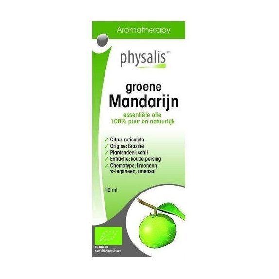 Olejek eteryczny Groene mandarijn (Mandarynka zielona) BIO 10 ml Physalis cena 35,15zł