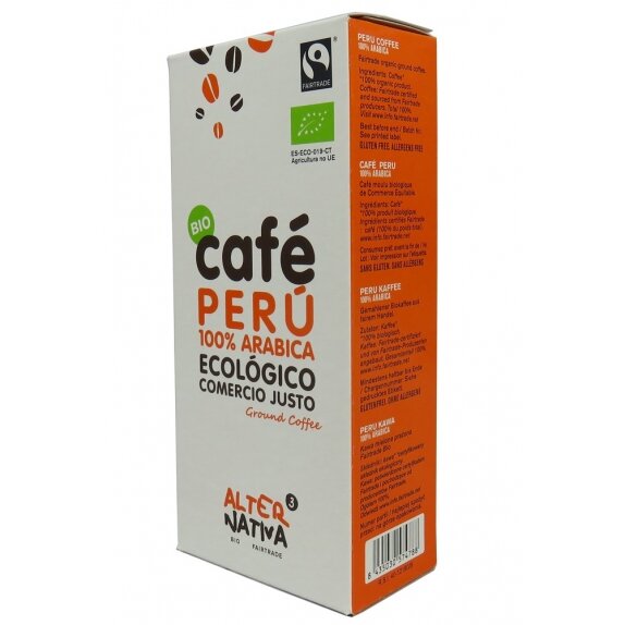 Kawa mielona Arabica Peru Fair Trade BIO 250 g Alternativa cena 27,19zł
