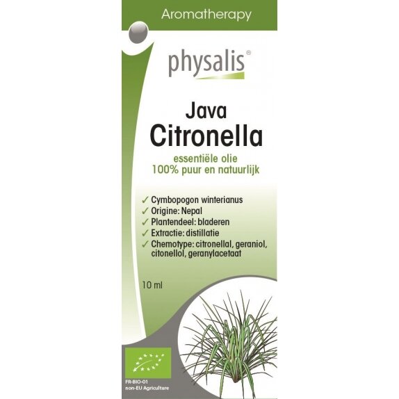Olejek eteryczny Citronella (Cytronella) BIO 10 ml Physalis cena 23,45zł
