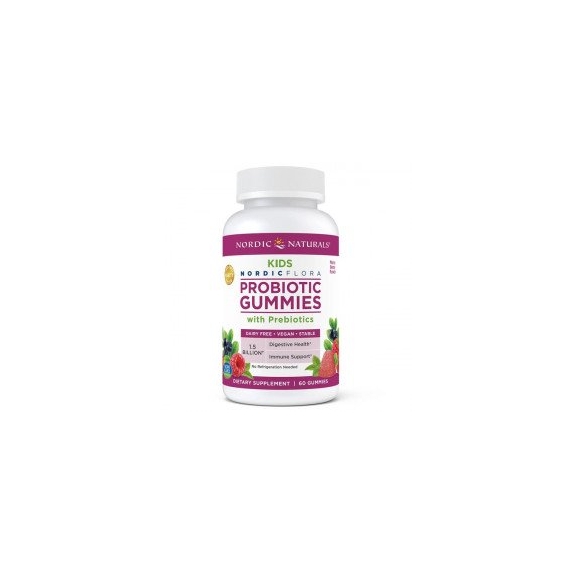 Probiotic Żelki dla dzieci 1,5 mld CFU, owoce leśne 60 sztuk Nordic Naturals cena 22,65$