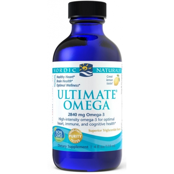 Ultimate Omega, 2840 mg, cytryna, 119 ml Nordic Naturals MAJOWA PROMOCJA! cena 41,04$