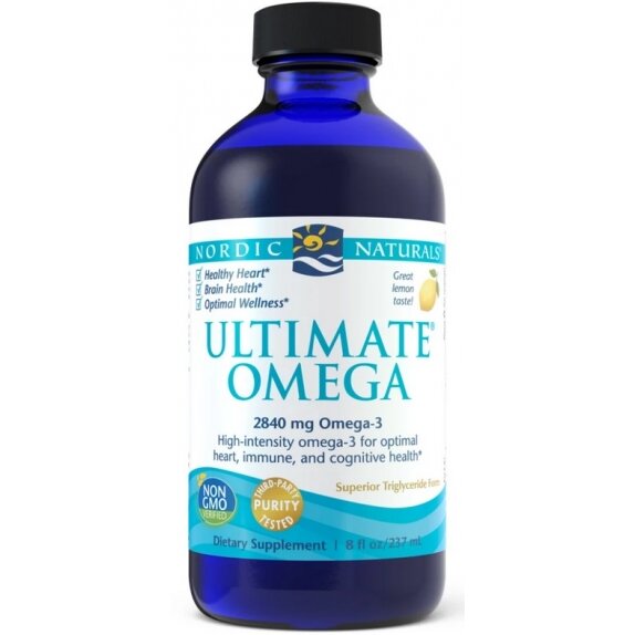 Nordic Naturals Ultimate Omega, 2840 mg, cytryna, 237 ml cena 80,73$