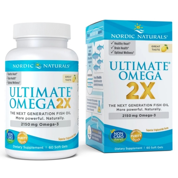 Nordic Naturals ultimate omega 2x2150mg cytryna 60 kapsułek cena €45,07