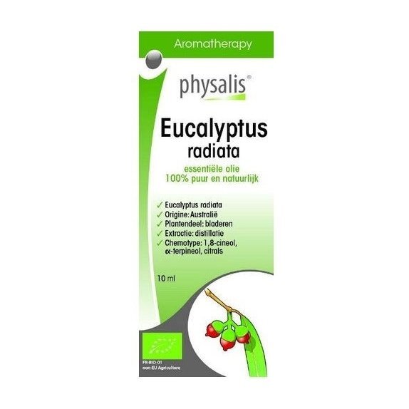 Physalis Olejek eteryczny Eucalyptus radiata (Eukaliptus australijski) BIO 10 ml cena 7,84$
