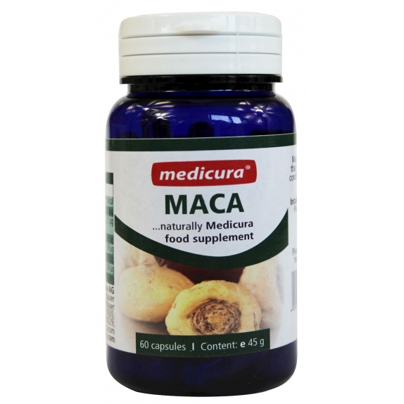 Medicura maca korzeń 60 kapsułek BIO  cena 5,98$