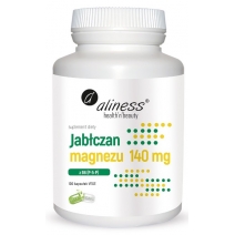 Aliness jabłczan magnezu 140 mg z B6 (P-5-P) 100 kapsułek