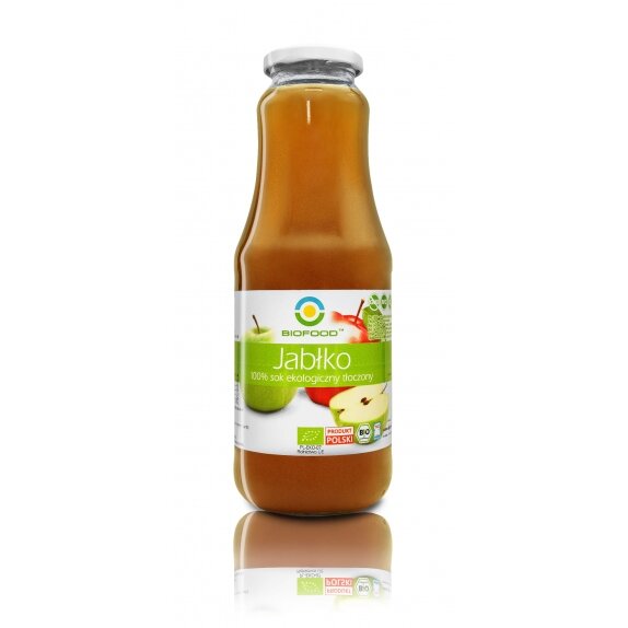 Sok jabłkowy 1 litr BIO Bio Food cena 11,25zł