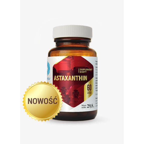 Hepatica astaxanthin 60 kapsułek cena 63,30zł