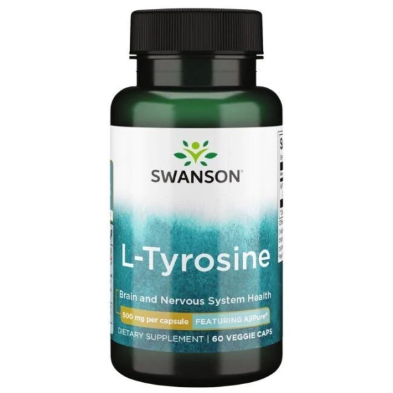 Swanson AjiPure L-Tyrozyna 500mg 60 kapsułek cena 73,00zł