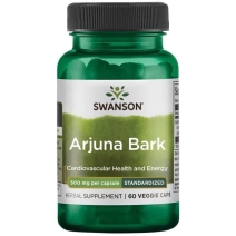 Swanson Arjuna extract 500 mg 60 kapsułek