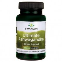 Swanson Ashwagandha KSM-66 250mg 60 kapsułek 