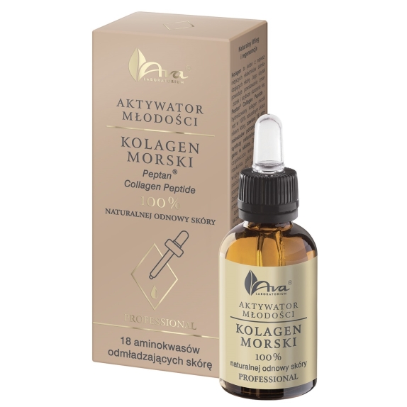 Ava Aktywator Młodości kolagen morski 30 ml cena 8,10$