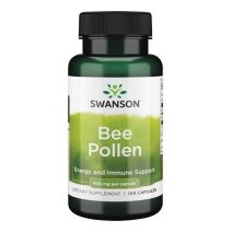 Swanson bee pollen (pyłek pszczeli) 400 mg 100 kapsułek