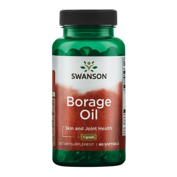 Swanson borage oil 60 kapsułek cena 47,69zł