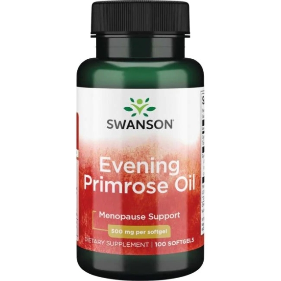 Swanson EPO olej z wiesiołka 500 mg 100 kapsułek cena €9,72