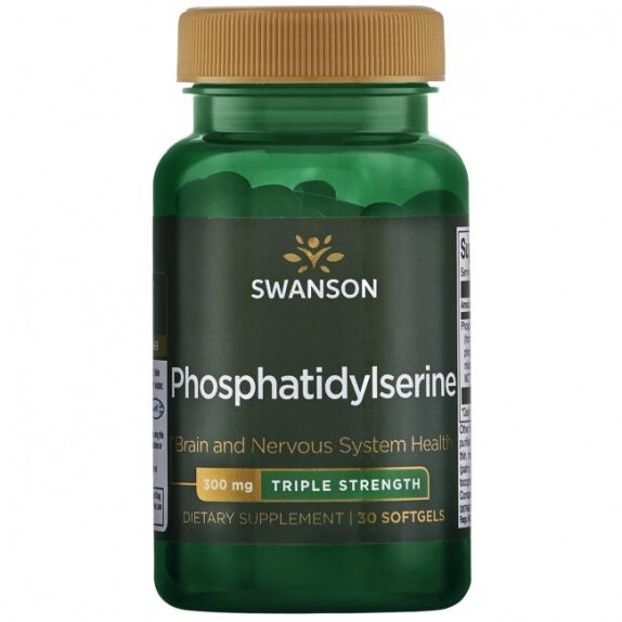 Swanson fosfatydyloseryna potrójna moc 300 mg 30 kapsułek cena 120,99zł