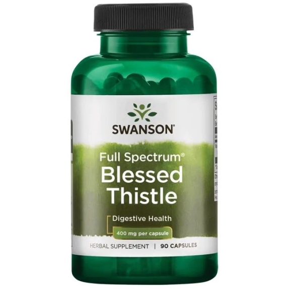 Swanson full spectrum blessed thistle 400 mg 90 kapsułek cena 44,90zł