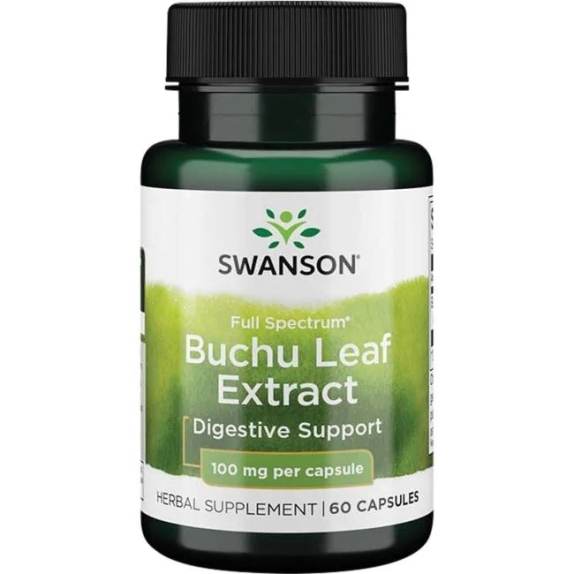 Swanson full spectrum buchu leaf bukko brzozowe 60 kapsułek cena 5,91$