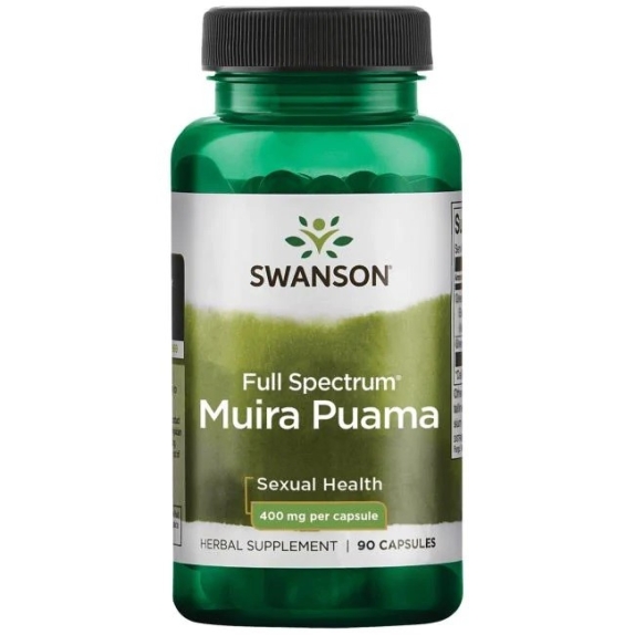 Swanson full spectrum muira puama 400 mg 90 kapsułek cena €6,54