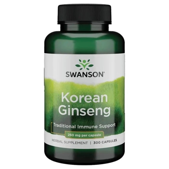 Swanson ginseng żeń-szeń 250 mg 300 kapsułek cena 127,59zł