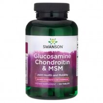 Swanson glukozamina chondroityna i MSM 120 tabletek