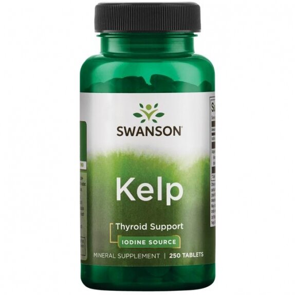 Swanson Kelp 225mcg 250 tabletek cena 9,14$
