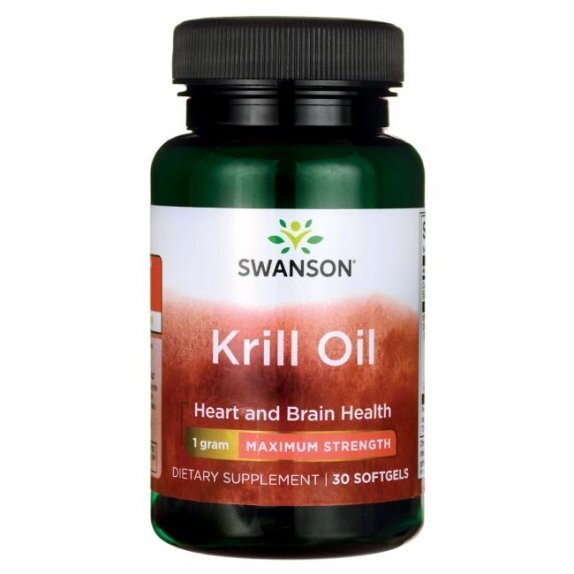 Swanson krill oil maksymalna moc 1000 mg 30 kapsułek cena 29,67$