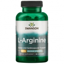 Swanson L-arginina forte 850mg 90 kapsułek