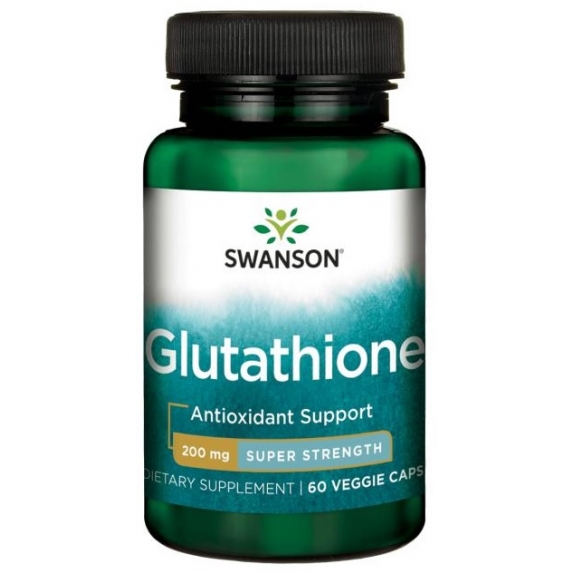 Swanson l-glutation 200mg 60 kapsułek cena 28,86$