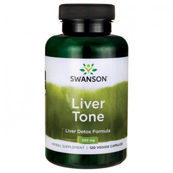 Swanson liver tone - liver detox 120 kapsułek cena €17,19