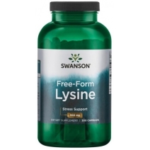 Swanson L-Lizyna 500mg 300kapsułek